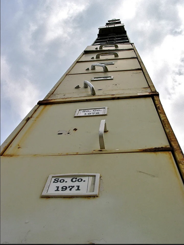 The World’s Tallest Filing Cabinet – A Burlington Icon