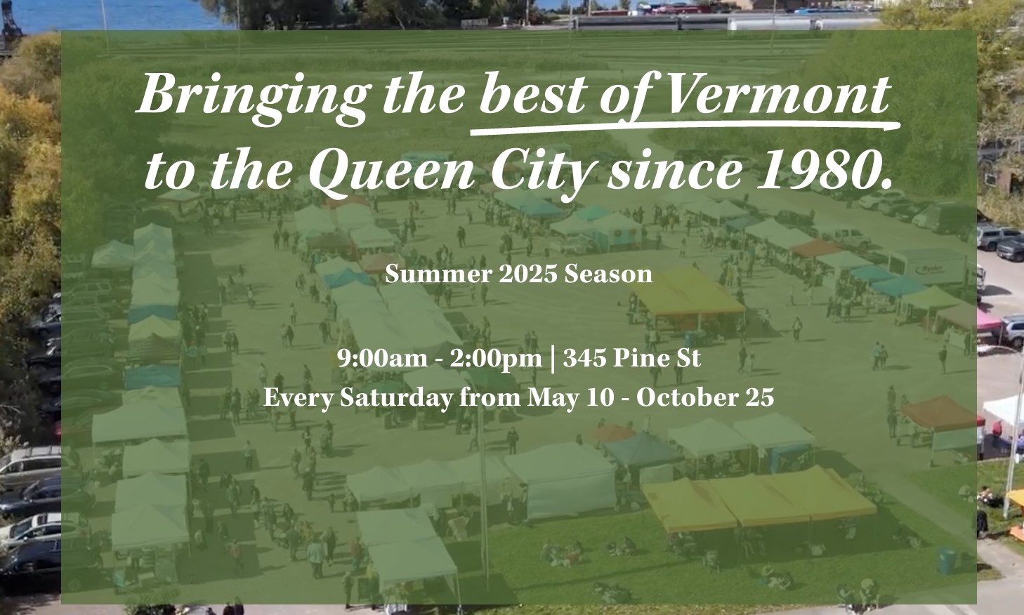 Wander the Burlington Farmers Market