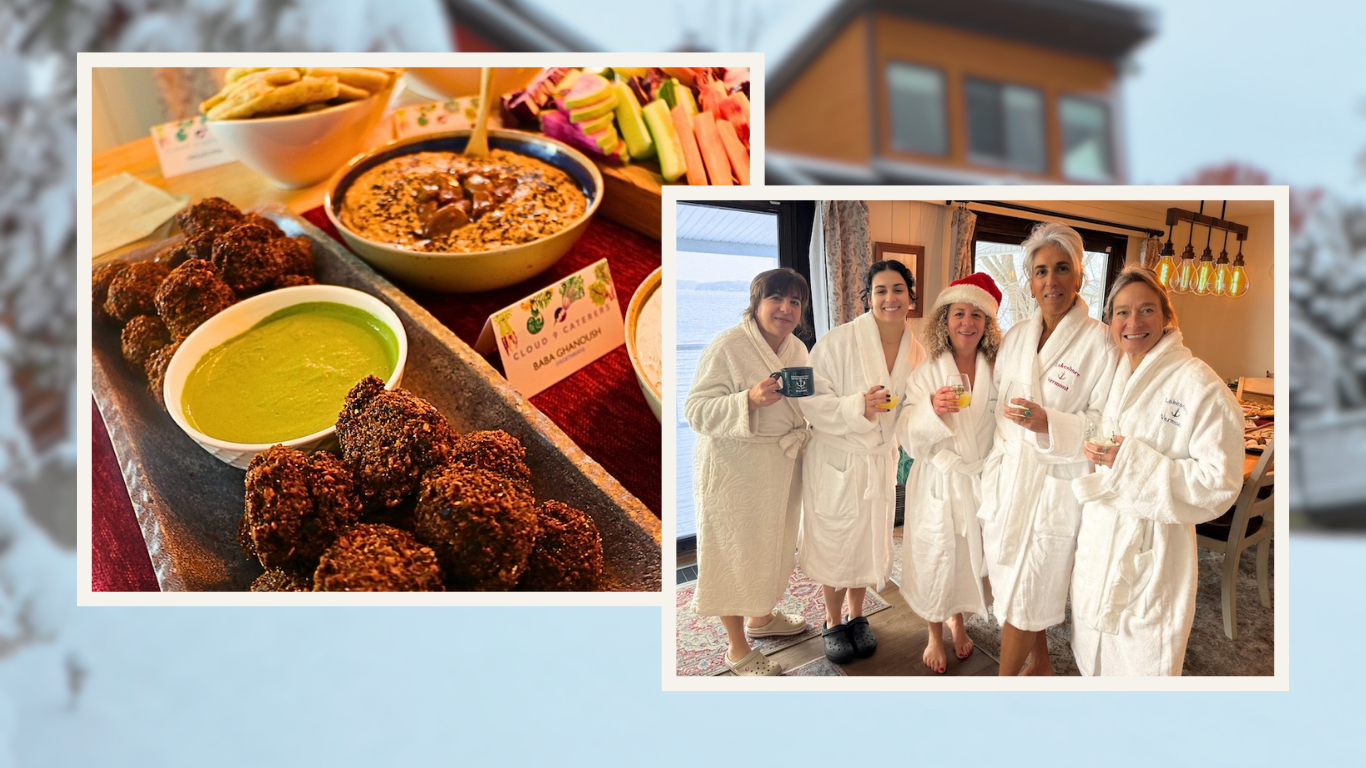 A Winter Sauna Soiree on the Lake