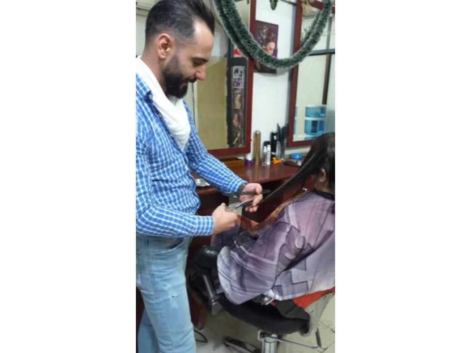 Barbershop in Syria