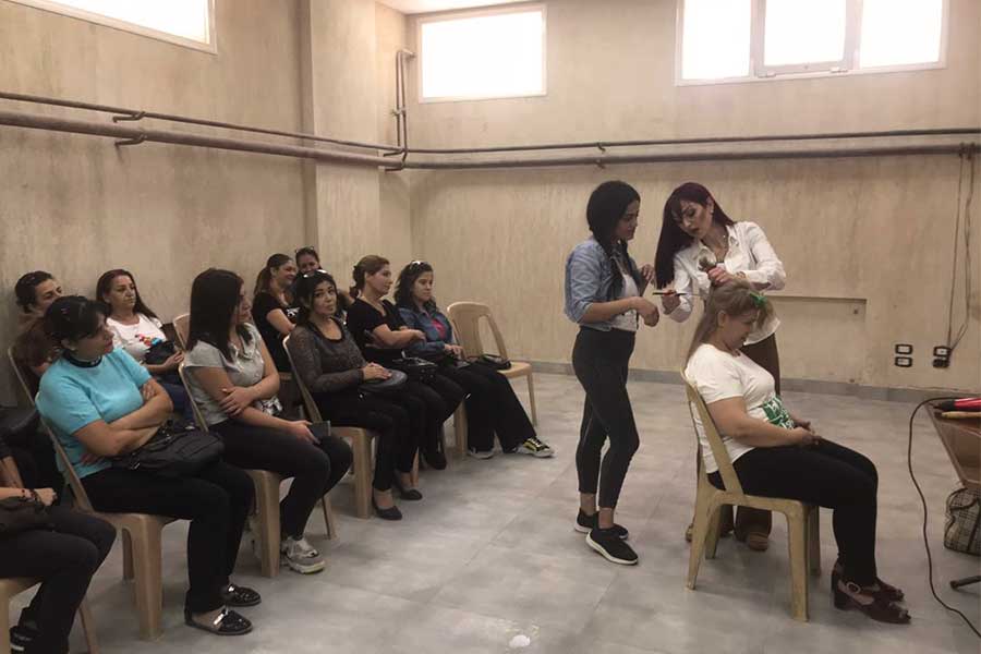 Hairdressing training