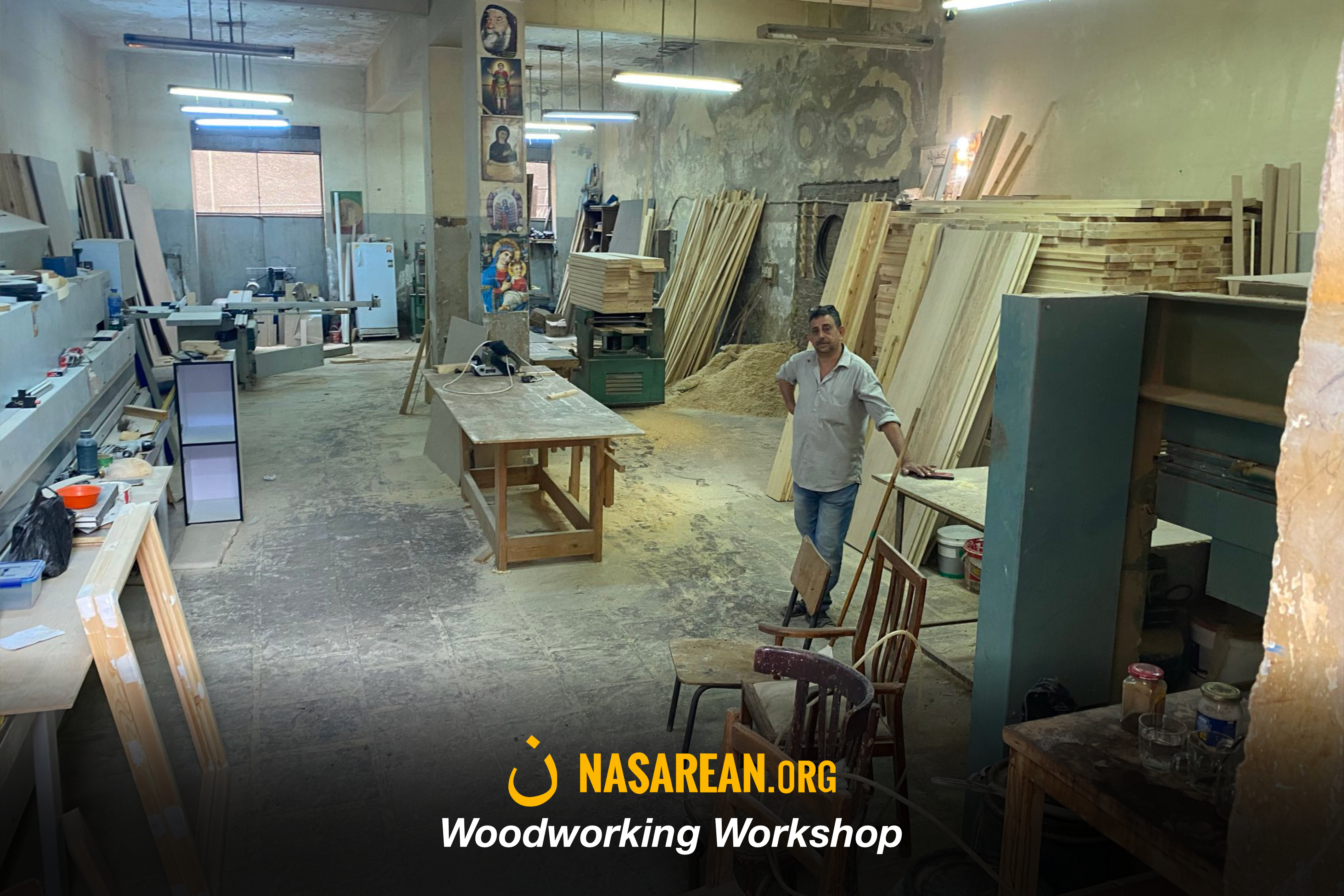 Woodworking shop - Salam Center