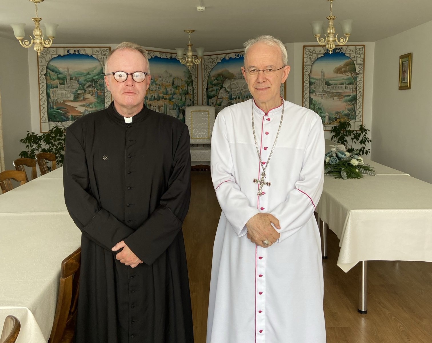 Fr. Ben and Bishop Schneider
