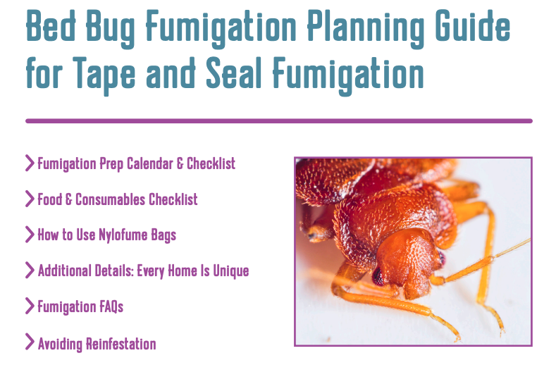 Bed Bug Fumigation Planning Guide for Tape and Seal Fumigation