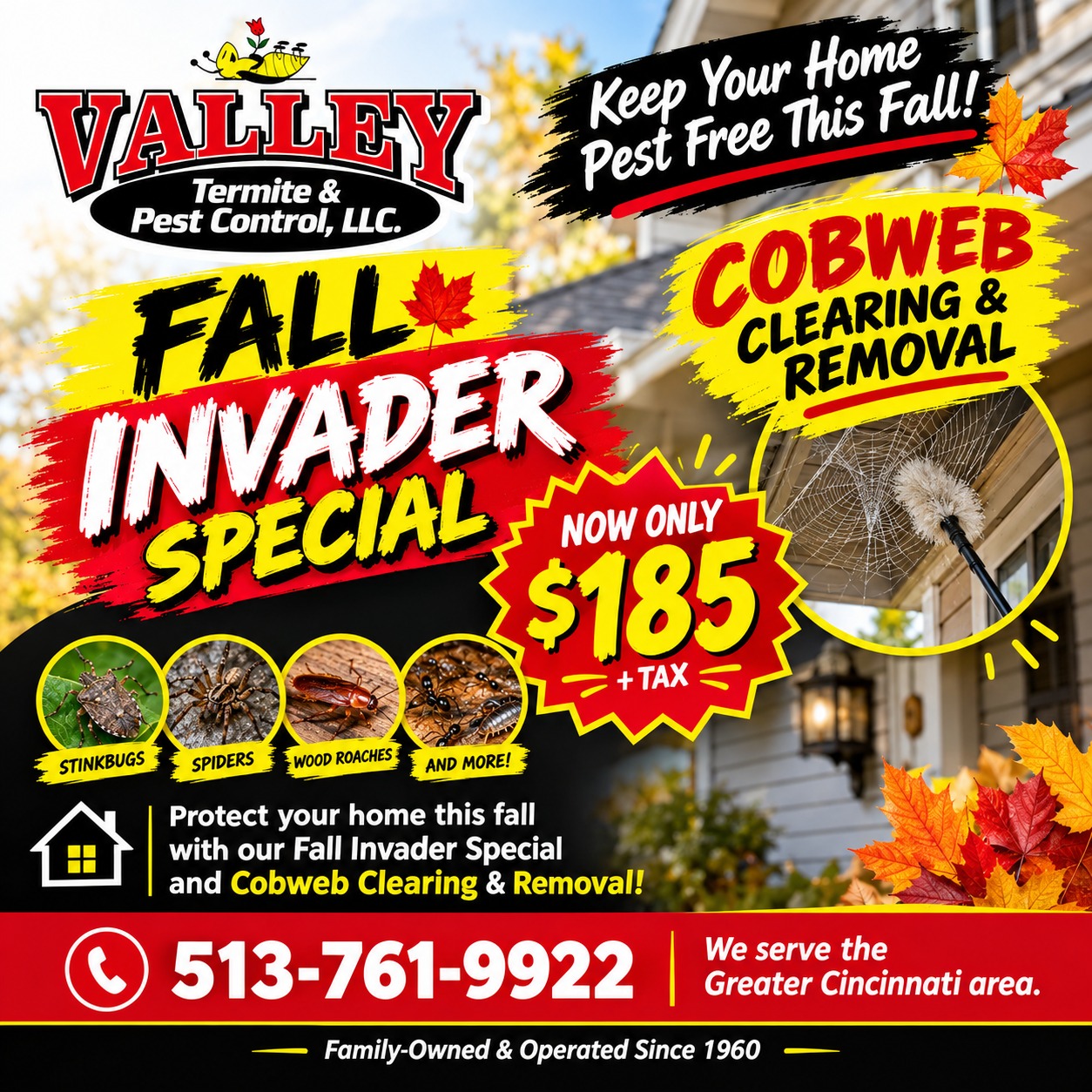 Fall Invader For Only $185+ tax!!