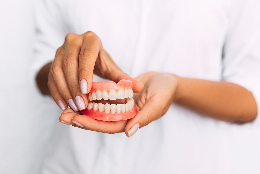 Dental Implant Oral Hygiene with Dentures